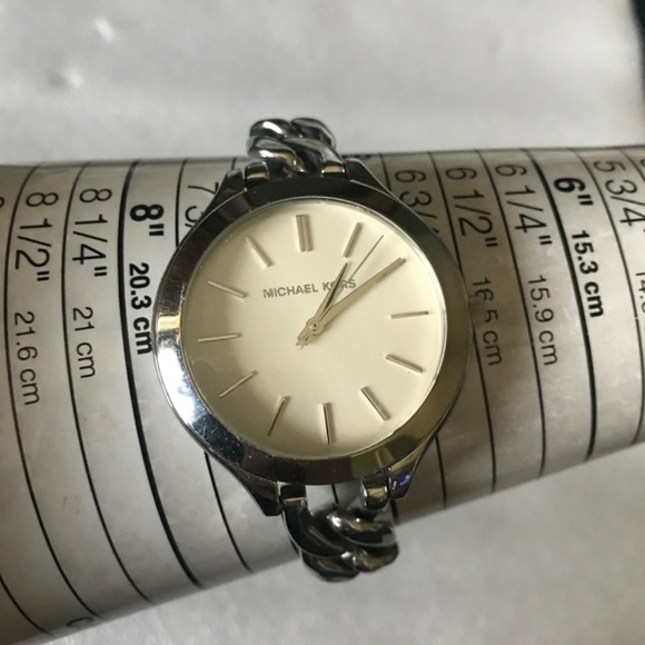 Michael Kors Women’s Slim Runway White Dial Stainless Steel Watch MK3279 - Picture 16 of 16